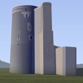 Девичья башня. Баку. Азербайджан