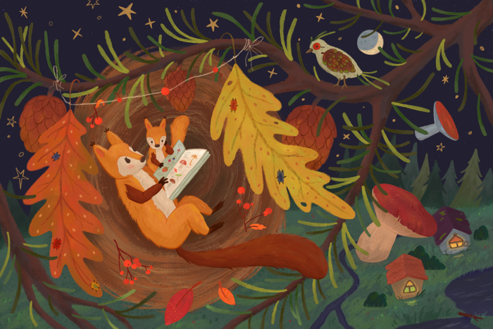 "Сказки в еловых ветвях"