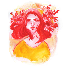 Жёлтое и красное