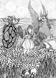 иллюстрация к "Алиса в стране чудес"