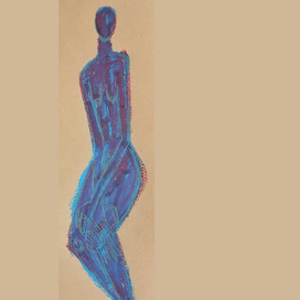 Синяя женщина