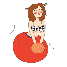 Сочная болельщица