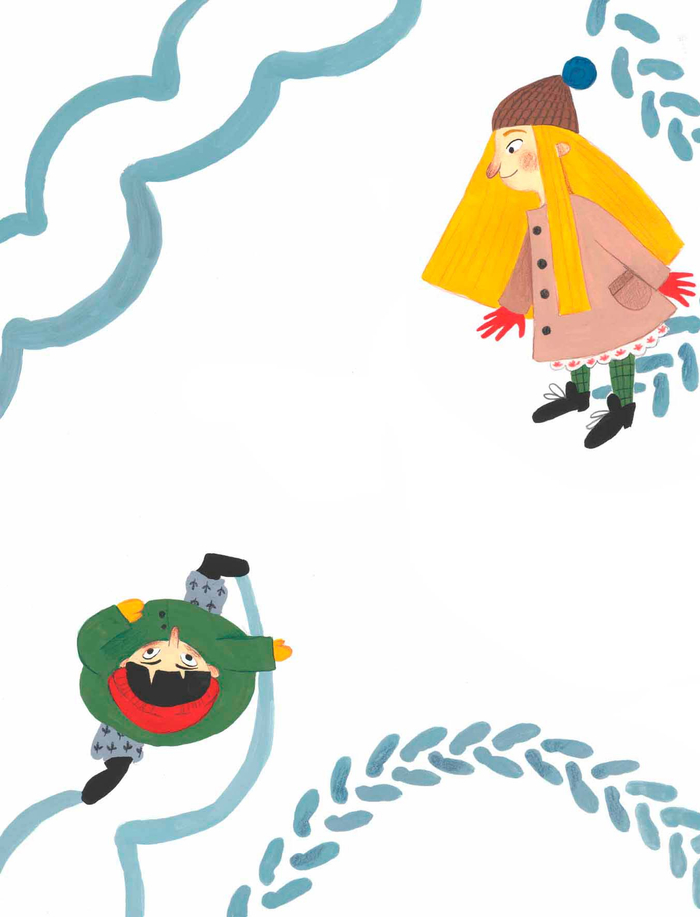 Иллюстрация для книги "Эстер и Эва"