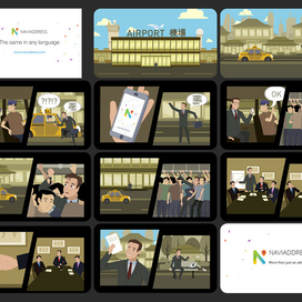 Раскадровка для анимационного рекламного ролика