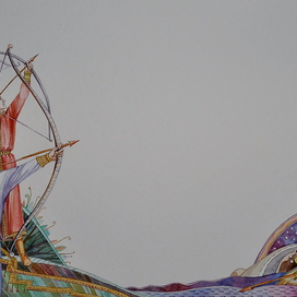 Ілюстрація до "Царівни-Жаби", для видавництва «Міkko»(Харків), 2012рік