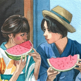 перекус на веранде