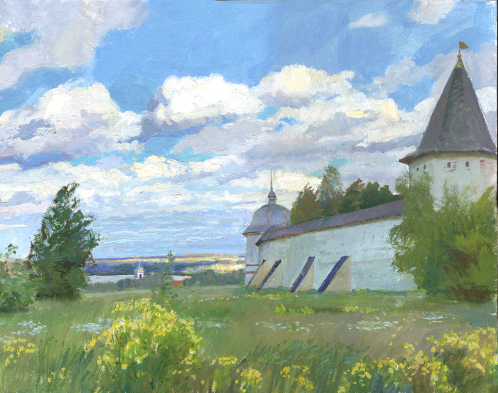 Ветреный день. Переславль-Залесский.