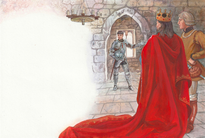 Иллюстрация к роману М. Твена "Янки при дворе короля Артура"