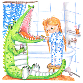 Мой любимый крокодил