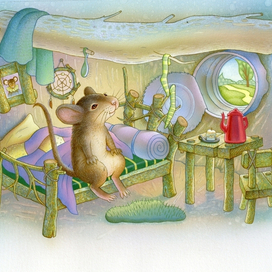 "Nip and Fenny" Иллюстрация "Ladybug Magazine"