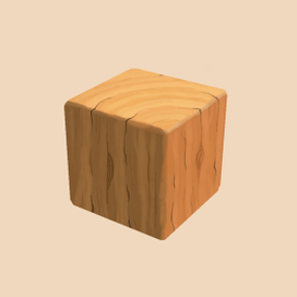Деревянный куб