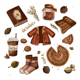 Осенний стикерпак