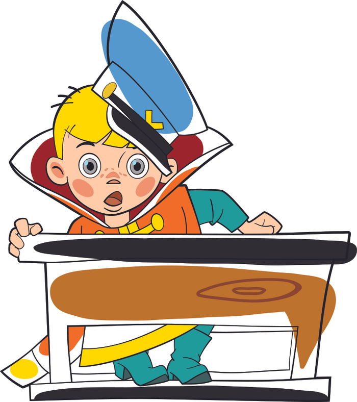 Вовка. В векторе для Союзмультфильма.