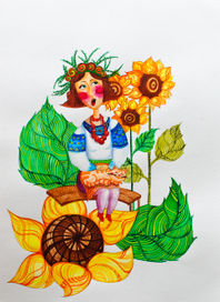 Женщина которая поет