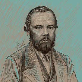 портрет Достоевского