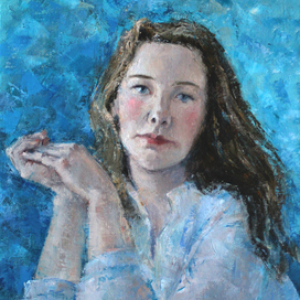 Портрет Насти. Весна.