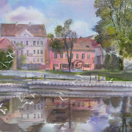 Весна. Троицкое. Чайки