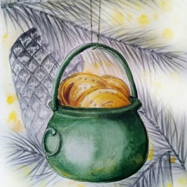 Новогодняя игрушка. Ирландия