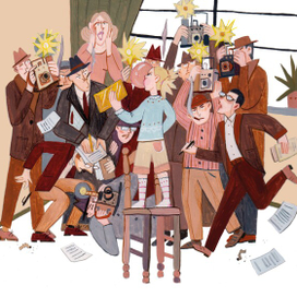 Иллюстрация к сказочной повести Роальда Даля "Чарли и шоколадная фабрика"