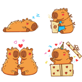 Милые капибары