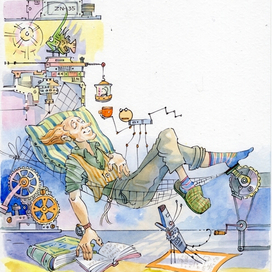 волшебник спит