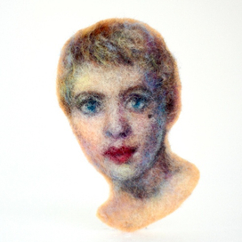 Miniature portrait of Jean Seberg