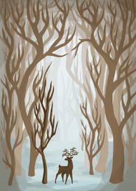 в туманности.