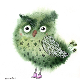 Зеленая сова