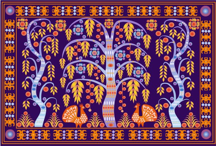 "Осень", векторная графика, 2016 г.