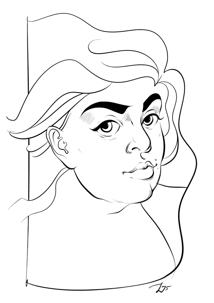 Воздушная девушка