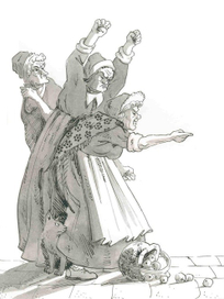 Старухи, проклинающие несчастного студента Ансельма