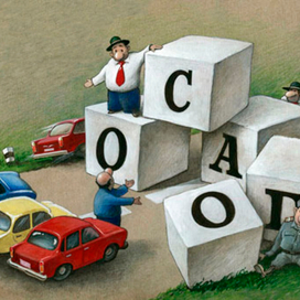 Иллюстрация для журнала "За рулем"