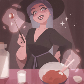 Рецепт ведьминского печенья | Красный бархат