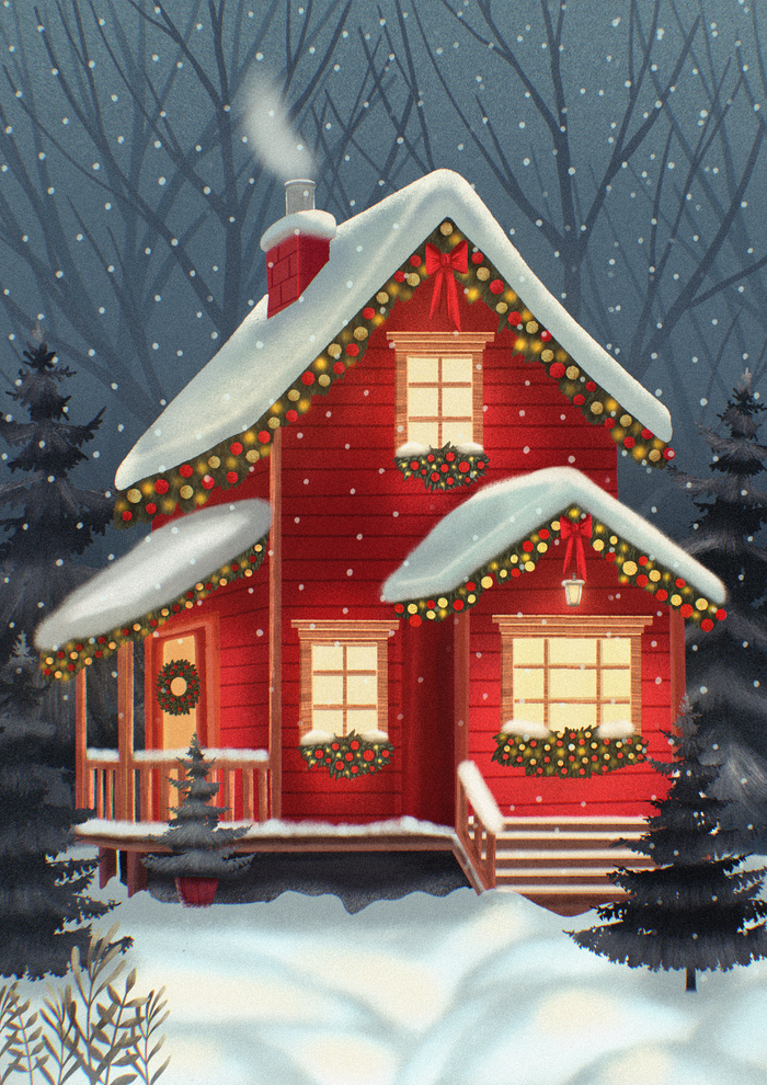 Новогодняя открытка