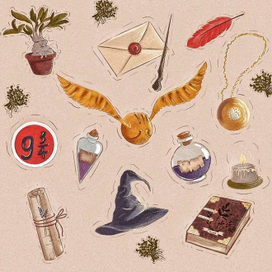 Гарри Поттер -стикеры