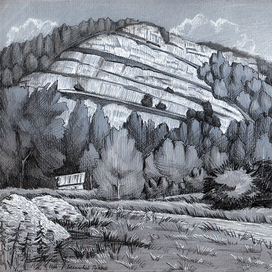 Гора в Бахиловой поляне