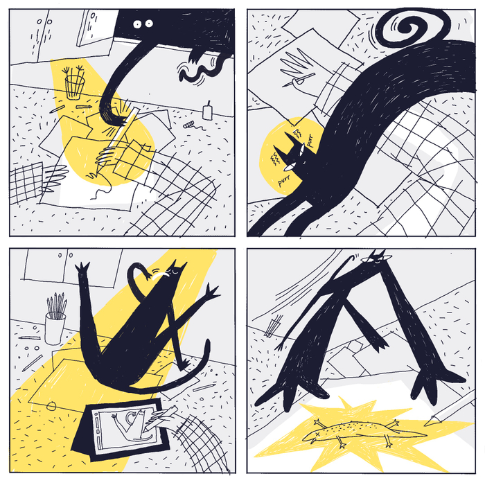 Комикс про жизнь художницы