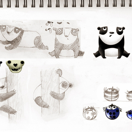 игра про панду. персонажи