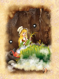 "дюймовочка" иллюстрация 14