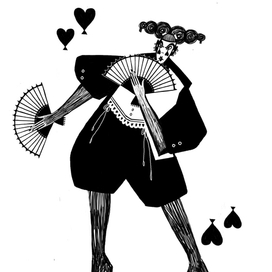 Иллюстрация "Дама Пики"