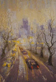 Скорость.Сумерки.(из серии "Дороги")