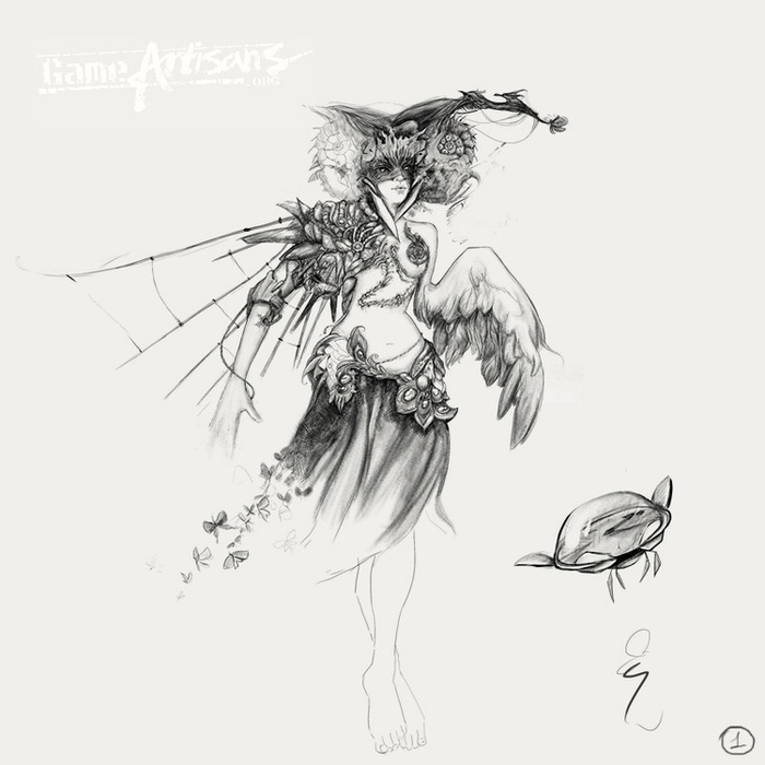 Скетч персонажа