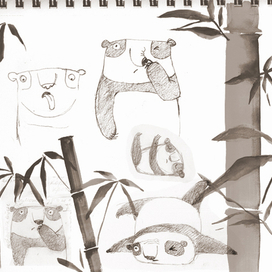 игра про панду. персонажи