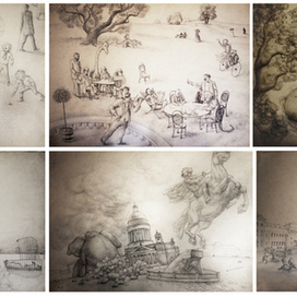 Эскизы к мф.Крокодил.Чуковского.