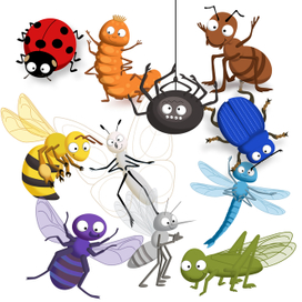 Букашки из "Book of Colors, Bugs and Goodies"