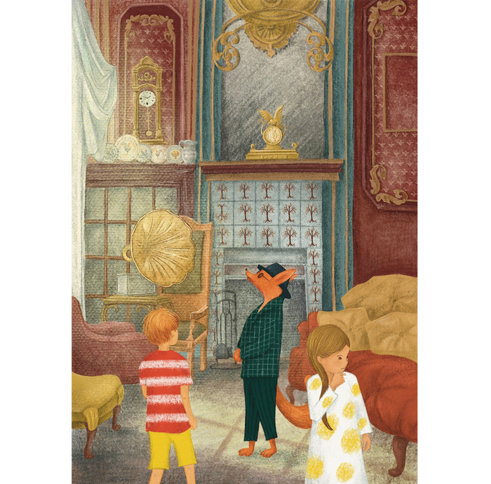 Иллюстрация для детской книги-квеста «Рыжий Фокс», издательство «Абраказябра»