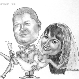 Карикатура карандашом