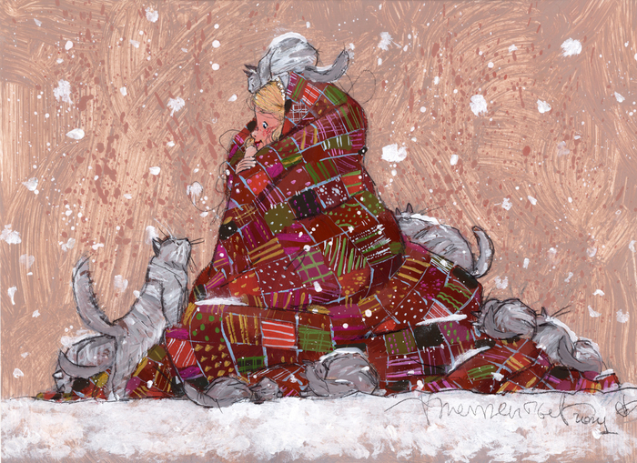 теплое одеяло 