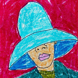 Голубая шляпа