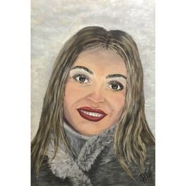 Портрет ко дню рождения подруги